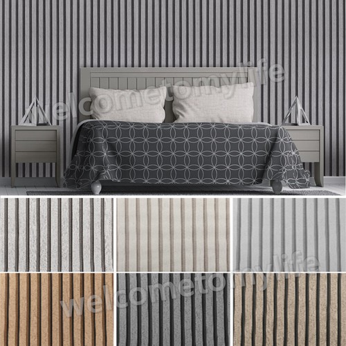 Wooden slats panelling - wooden,