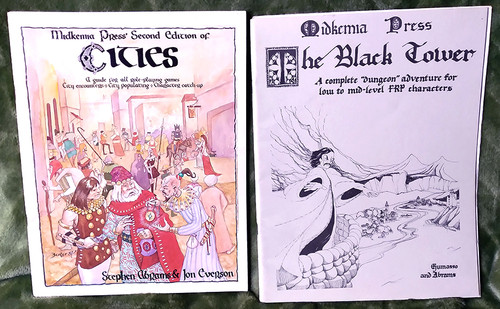 The black tower and cities - black,