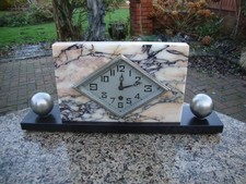 Mantle clock Genuine  Art-deco