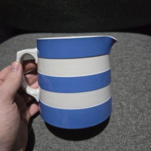 Green cornishware - tg,