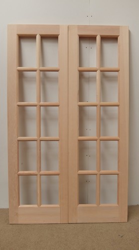 French door pair - french, external