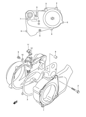 Suzuki genuine atv - genuine, gasket