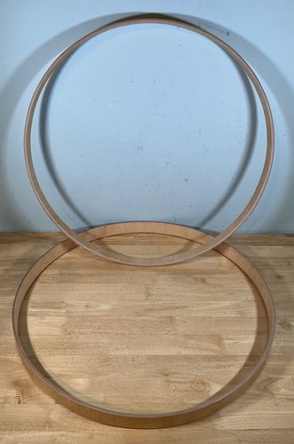 Wooden bass drum - bass, hoops