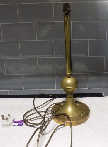 Vintage brass oil lamp - vintage,