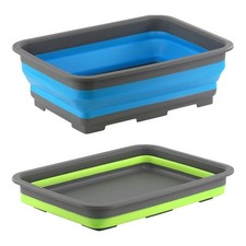 Collapsible Washing Up Bowl for Camping Foldable  Travel Caravan Kitchen Bowl