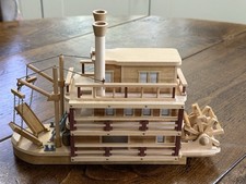 Hand Made Wooden Steam Boat