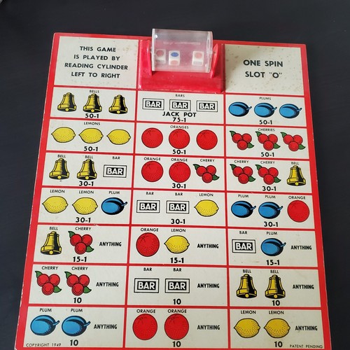 Vintage slot machine - game, on