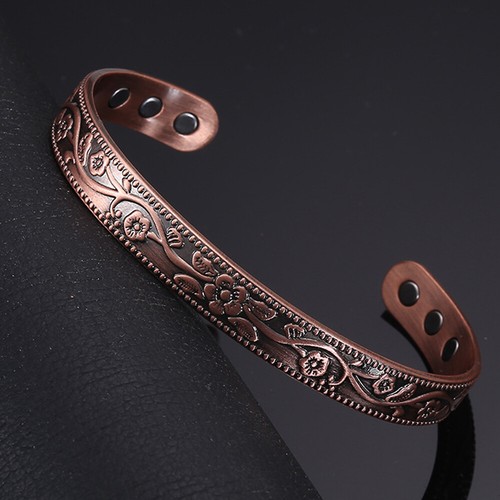 Copper magnetic bangle - copper,