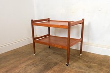 Vintage Retro Teak Danish Mid Century Tea Trolley