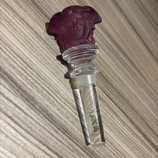 ROSENTHAL VERSACE MEDUSA GLASS BOTTLE STOPPER mint condition