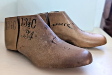 2 x Antique Wooden Child's Shoe Lasts by McNichol & Taylor - Great Display Items