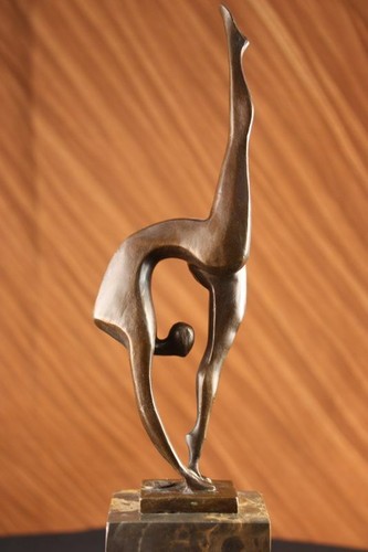 Bronze abstract gymnast - bronze,