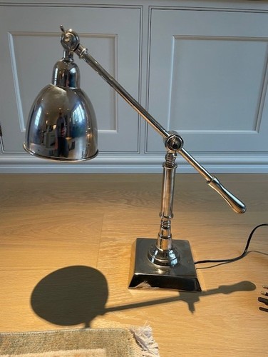 India jane nickel desk lamp - desk,