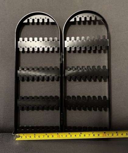 Black plastic jewellery - black,