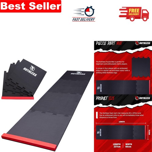 Durable black dart mat - durable,