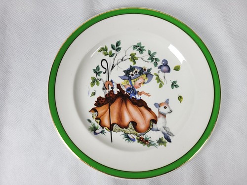 Ironstone plate little peep - plate,