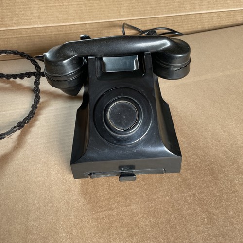 Antique gpo bakelite telephone - antique,