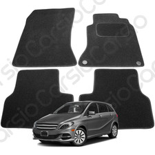 For Mercedes B Class 2012-2018 Fully Tailored Black Car Floor Mats Carpets