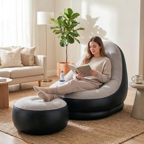 Inflatable deluxe lounger - inflatable,