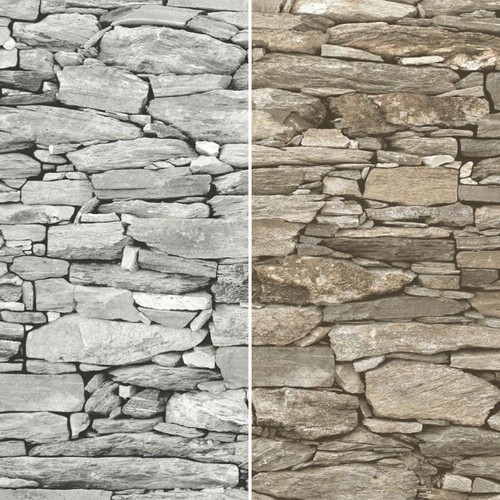 Stone effect wallpaper slate - effect,