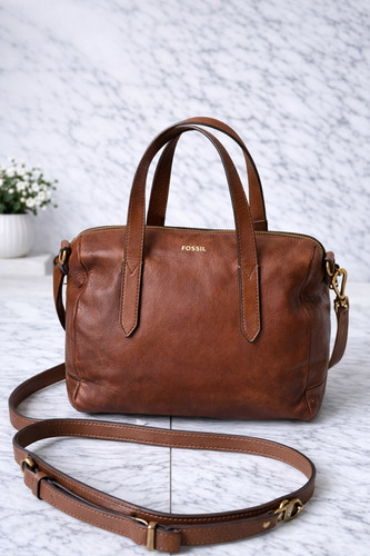 Fossil sydney satchel tan - "sydney",