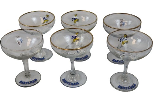 Set babycham glasses with - of, 6