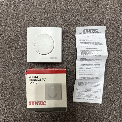 Sunvic volt room thermostat - sunvic,
