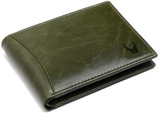 New Men's Genuine Leather Bi-fold Wallet Card Money Holder