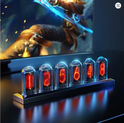 Rgb nixie tube clock - nixie,