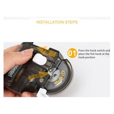 Electric Device Automatic Fish Hook Tyer Tool Tying Machine Tie Knot Line Tier