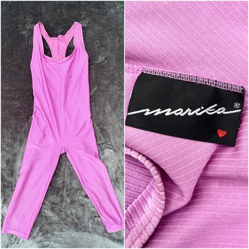 Vtg marika 80s purple ribbed - vtg,