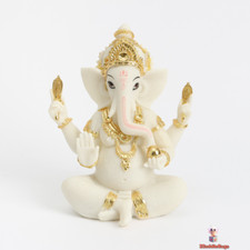 Meditative Ganesh Sculpture