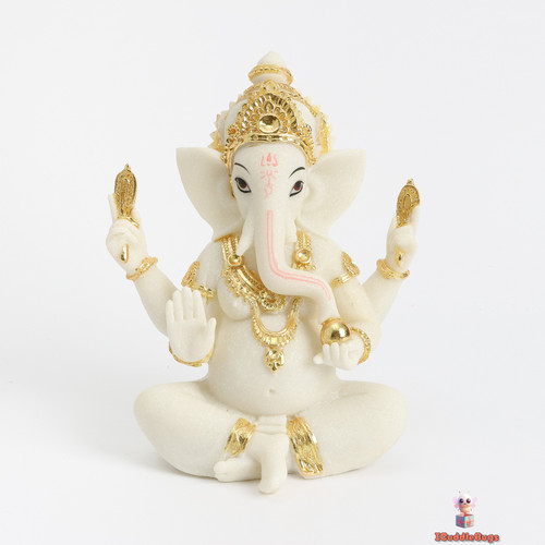Meditative ganesh sculpture - meditative,