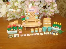 Sylvanian Families Village Flower Stall Shop Calico Critters Rare