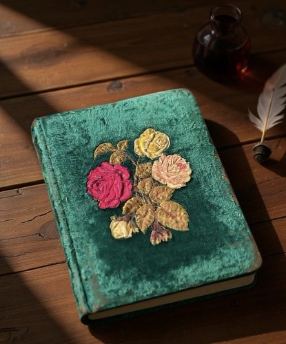 Antique victorian velvet photo - victorian,