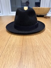 Christys' London Black Fedora