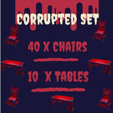My Restaurant 10 Corrupted Sets 40 Chairs 10 Tables UK