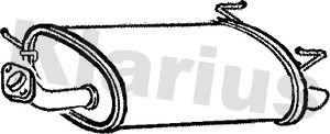 Klarius dn452t muffler exhaust - dn452t,