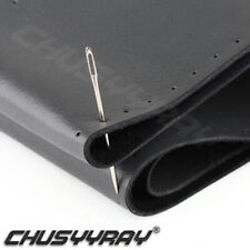 For Ford Mondeo MK4 Black Genuine Italian Soft Leather Steering Wheel Cover