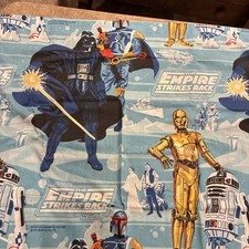 Star Wars EMPIRE STRIKES BACK Curtains 4 Panels 44”L x 32”w Ex Condition 1979