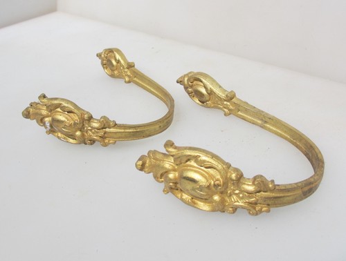 Antique brass curtain tie - antique,