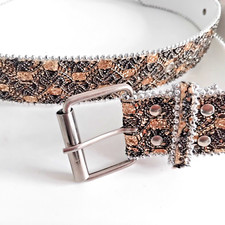 Sparkly Glitter Belt Silver &