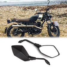 10MM Motorcycle Side Mirrors Rearview For LEXMOTO TEMPEST MICHIGAN DETROIT 125