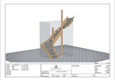 MDF Solid Wood Staircase