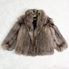 SAGA FOX Silver Fox Fur Coat Woman's 13