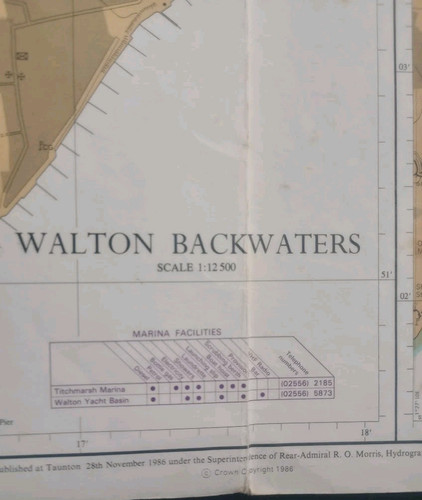 1986 admiralty chart 2695 - admiralty, #2695