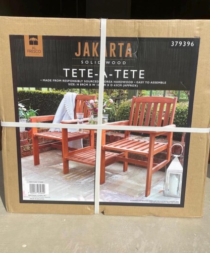 Jakarta solid wood tete - jakarta, tete-a-tete
