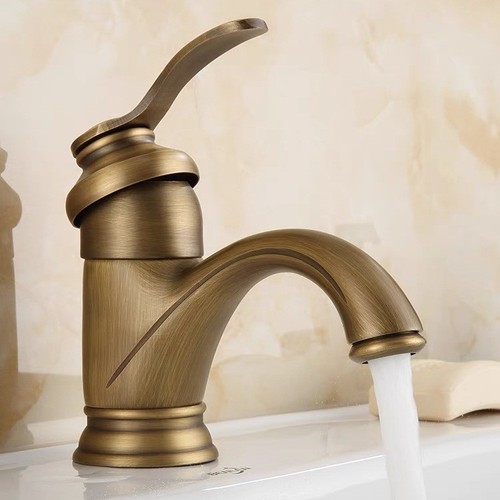 Antique bathroom faucet - bathroom, single