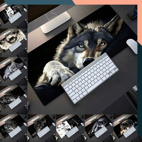 Wolf gaming mouse pad - gaming, xxl