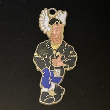 OGRI Enamelled Pendant British